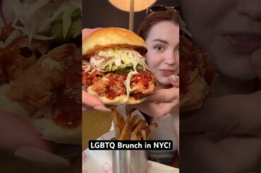 Only eating at LGBTQ owned restaurants in NYC! #pride #foodie #lgbtq #foodreview #nycfood #shorts