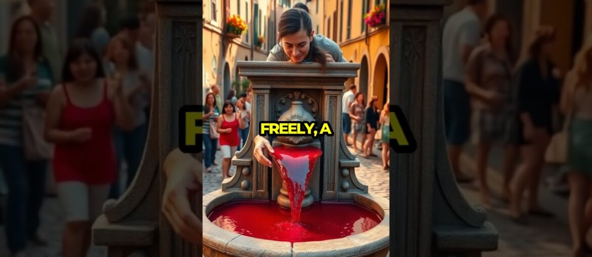 Discover the Magical Wine Fountain in Italy’s Enchanted Village! #shortvideo #shorts #youtube Discover the Magical Wine Fountain in Italy's Enchanted Village! #shortvideo #shorts #youtube