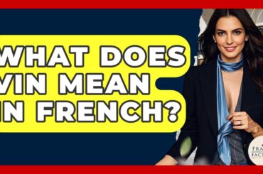 What Does Vin Mean In French? - France Fact File