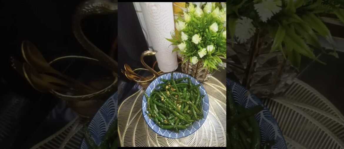 GARLIC FRENCH BEANS RECIPE #garlic #garlicrecipe  #frenchbeans #frenchbeansrecipe #french #shorts