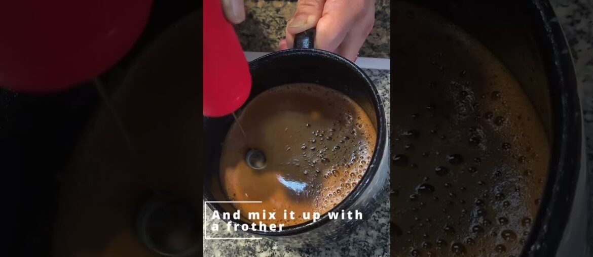 Foamy French Vanilla Coffee | Instant Coffee recipe