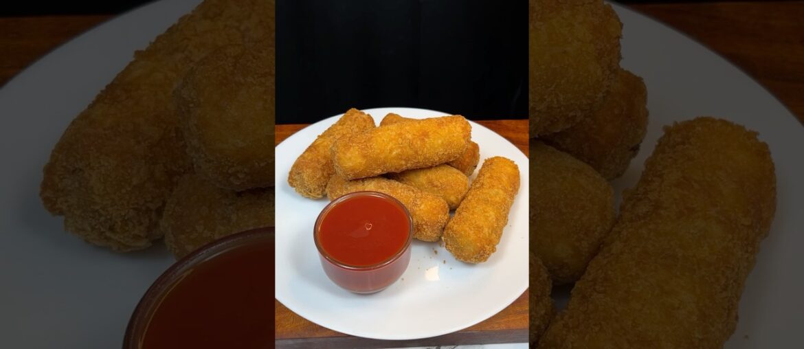 Crispy Bread Roll ASMR Cooking #shorts #food #cooking #asmr #recipe #breadroll #crunchytreats