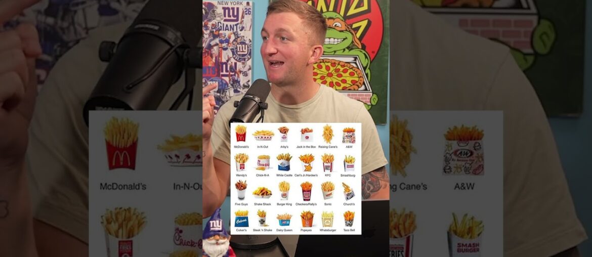 Rating Every Fast Food French Fry! Which Is Best? #shorts #fries #fastfood #rate #rank #mcdonalds