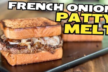 Combining TWO CLASSICS - The French Onion Burger and the Patty Melt - NEW Griddle Burger IDEA!