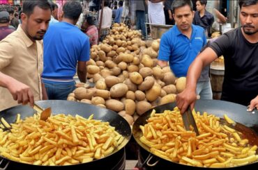 GOLDEN CRISPY FRENCH FRIES Recipe | Street Food Finger Chips | Best Potato Snacks Recipe