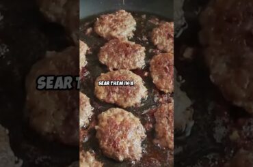 Lets make juicy beef sliders & french fries. #food #recipe #viralshorts #trending #trendingshorts