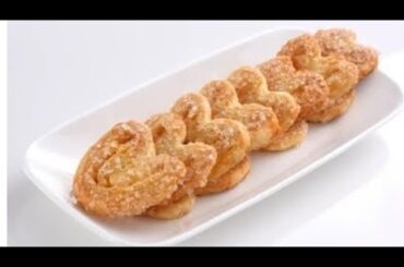 French Heart Cookies Recipe _ Puff Pastry Dough Cookies _ by Cooking With Samiullah _ CWS Recipe's