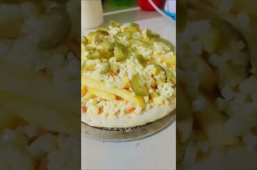 Overloaded pizza by french fries topping #pizzagallery #pizza #food #pizzarecipe #shorts #shortvideo