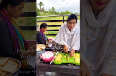 French Fries & Bread egg Baji YouTube :Cherry