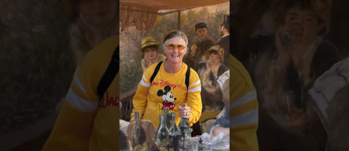 Being goofy at Disney’s Food & Wine Festival.#shorts#disney#epcot#food#wine#french#classical