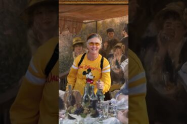 Being goofy at Disney’s Food & Wine Festival.#shorts#disney#epcot#food#wine#french#classical