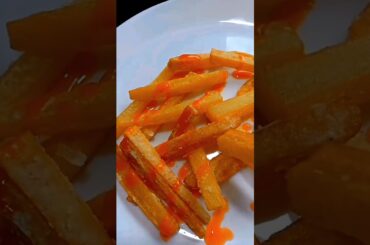 Super easy french fries #shorts #asmr #viral #food #potato
