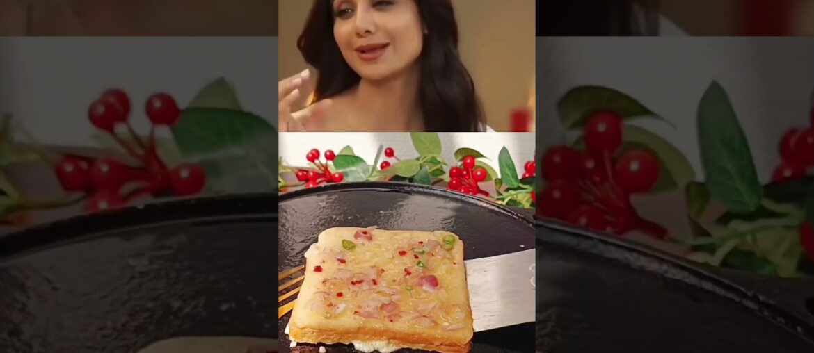 Shilpa Shetty 's Favourite French Toast #cooking #reels #recipe #shilpashetty #bollywood #shorts