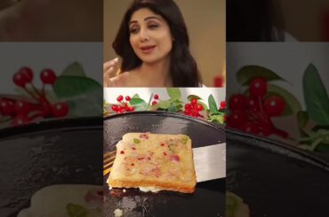 Shilpa Shetty 's Favourite French Toast #cooking #reels #recipe #shilpashetty #bollywood #shorts
