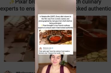 In Ratatouille (2007)Every dish shown in the film was first cooked, styled, and photographed by real