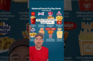 The Best Deals for National French Fry Day from McDonald's, Wendy's, Burger King & More #frenchfries