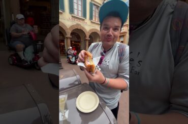 French Donut Ice Cream Filled Treat from Disney World! #food #happy