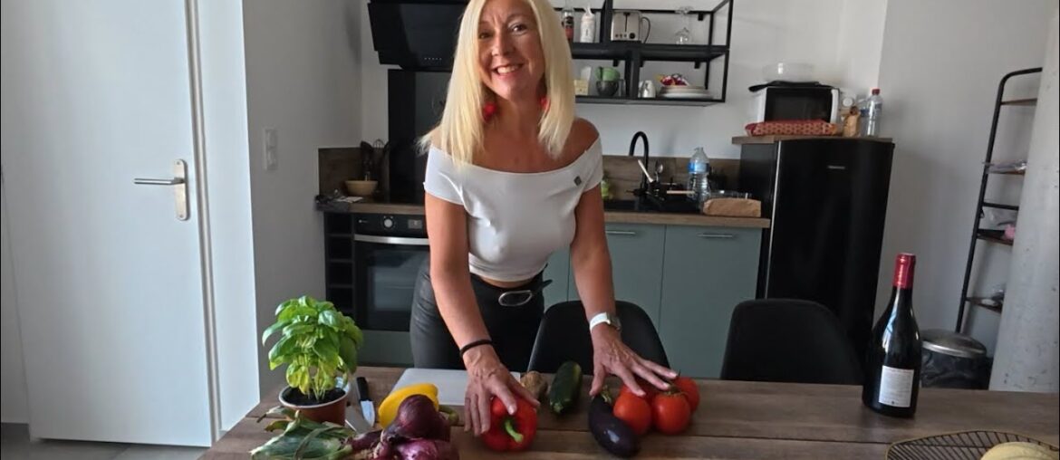 Juicy Melons, Ripe Aubergines and Large Baguettes – Getting Hot in a French Kitchen Juicy Melons, Ripe Aubergines and Large Baguettes - Getting Hot in a French Kitchen