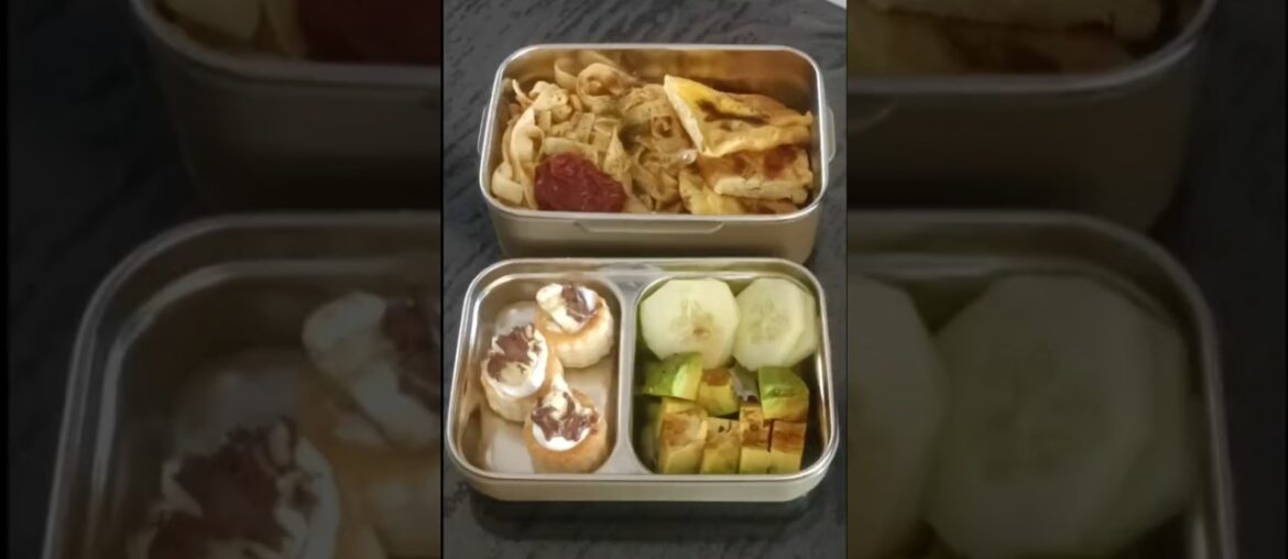 Bento box lunch for #wife #food #bento #asmr #lunchbox #officelunch #french #easyrecipe #bangladesh