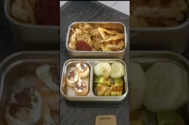Bento box lunch for #wife #food #bento #asmr #lunchbox #officelunch #french #easyrecipe #bangladesh