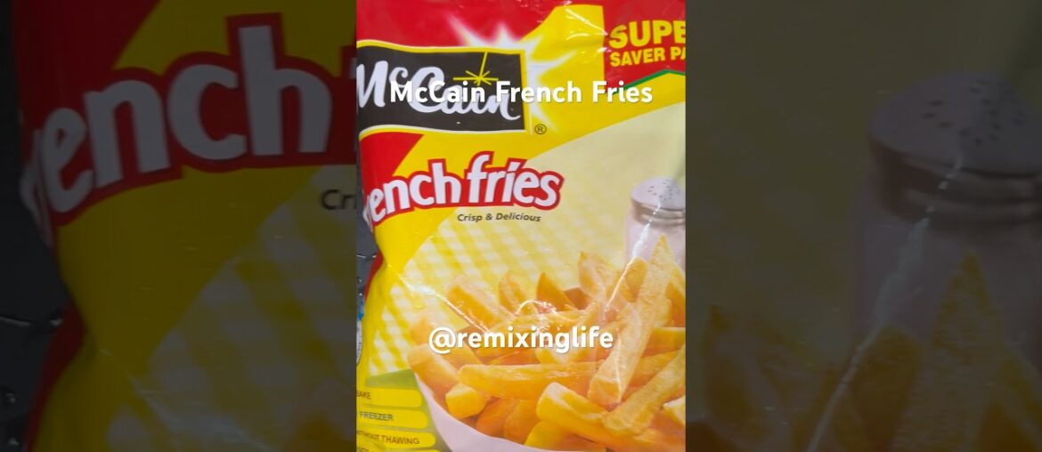 Crispy golden perfection McCain’s french fries your ultimate snack craving  #shorts #trending #yt