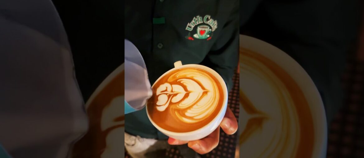 Rose latte art for beginners #virl #coffee Rose latte art for beginners #virl #coffee
