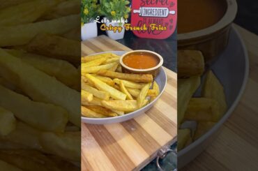 Instant Crispy French Fries | #frenchfriesathome #frenchfries #ytshorts #shorts #foodshorts