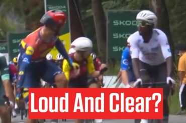 Biniam Girmay, Jonathan Milan Have Tense Moment During Tour de France 2025 Stage 2