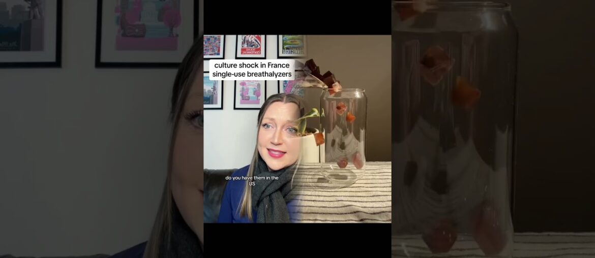 culture shock in France single-use breathalyzers #france #french