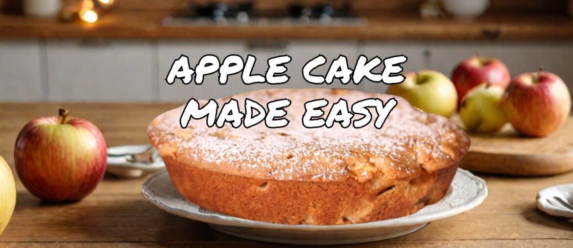How To Make The Easiest French Apple Cake Ever!