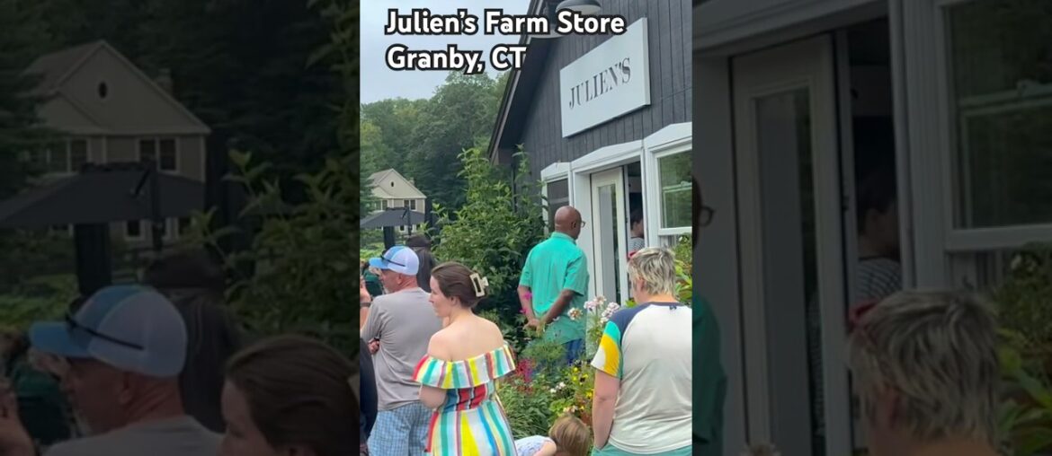 Popular Connecticut gem! Julien’s Farm Store Cafe #summeronshorts