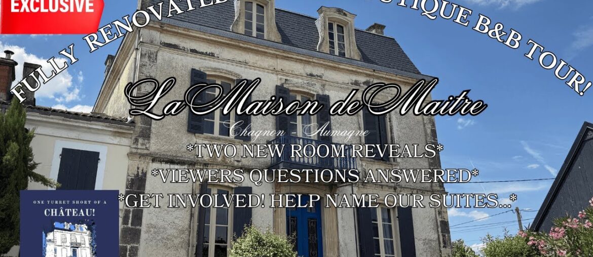 Fully Renovated French Boutique B&B Tour! Plus so much more!! Fully Renovated French Boutique B&B Tour! Plus so much more!!