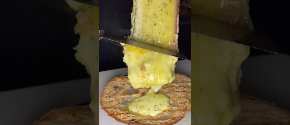 Melted French Raclette + toasted artisan bread = the ultimate cheese toast.