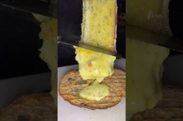 Melted French Raclette + toasted artisan bread = the ultimate cheese toast.