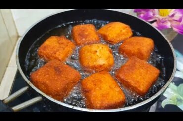 New Style French Toast Recipe! It's So Delicious! Easy Snacks Recipe At Home! Bread Toast Recipe