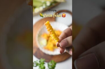 Crispy Corn Fries #trendingshorts #recipe #corncob #fries #cornpakodarecipe