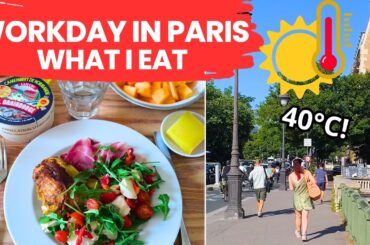 What I Eat on a Work Day as a French Woman in Paris  | No cooking day