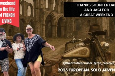 DAY 52  53  54 - A WEEKEND IN THE LIFE OF FRENCH PEOPLE - RIDE - DISCOVER AND CONCERTS - MONTAUDIN