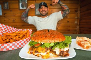 The Owner Bet Me $1000 To Double The "Soon To Be Famous" Burger Challenge?!