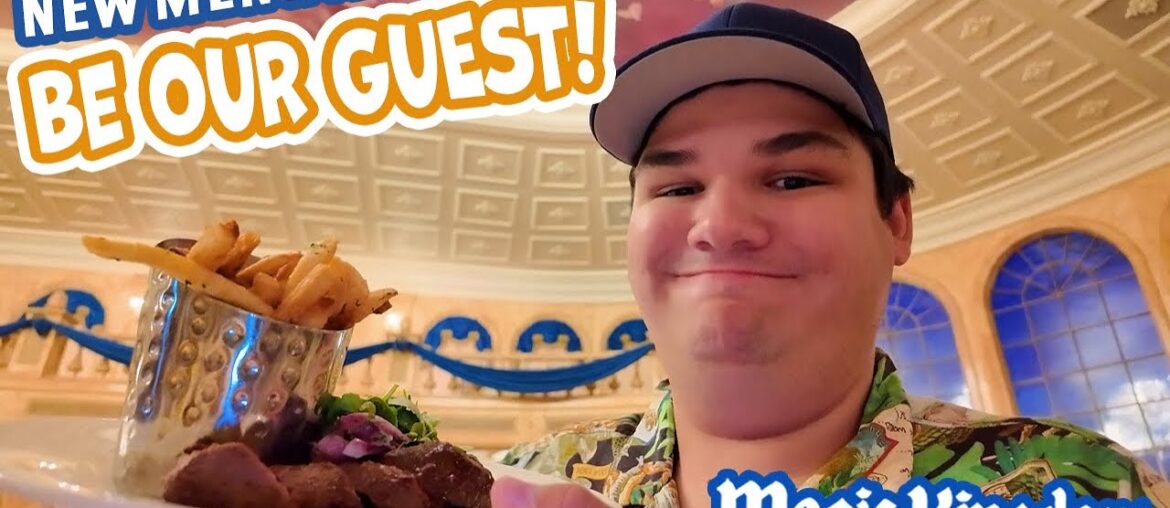 We Tried the NEW Menu at Be Our Guest in Magic Kingdom!