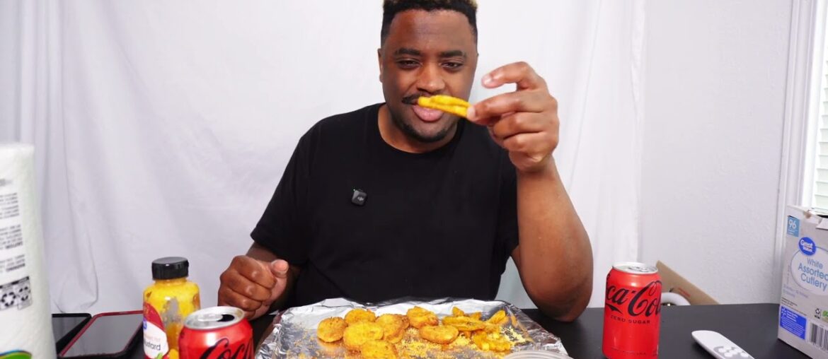 Chicken Nuggets And French Fries Mukbang