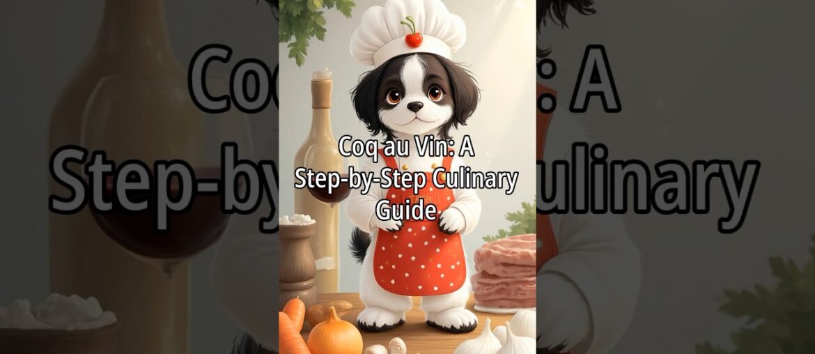 Coq au Vin: A step by step culinary guide #shorts #ai #dog