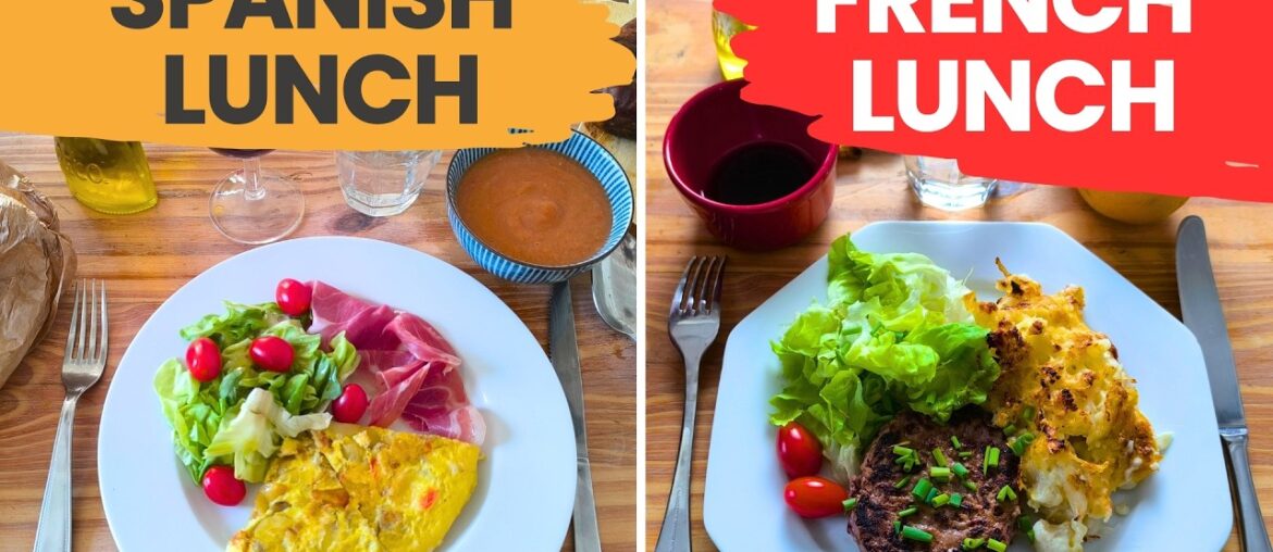 French vs Spanish food: Eating habits explained, a Day of eating, Typical Meals
