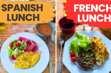 French vs Spanish food: Eating habits explained, a Day of eating, Typical Meals