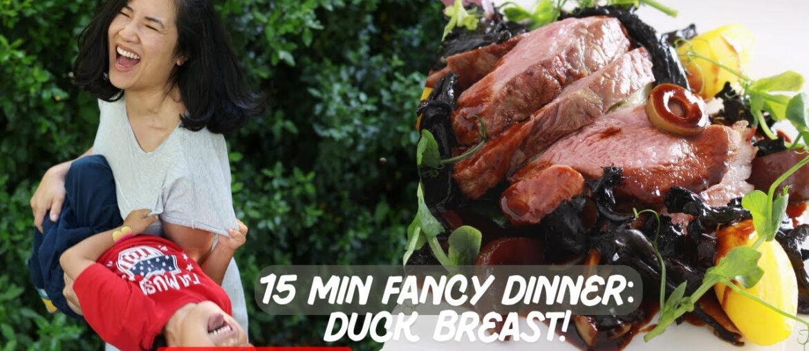 15-Minute Fancy French meal: Duck Breast! Impress impromptu Guests (Even on Vacation!)