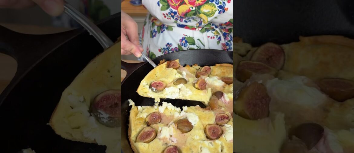 Savory Dutch Baby with Figs