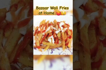 "French Fries  + Secret  Masala = Next Level  Snack !" #viralrecipe #aloolovers #friesrecipe #snacks