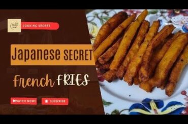 Japanese Secret French Fry | Extra Crispy French Fries | Potato recipes
