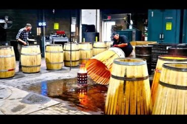 Ingenious Factory Process of French Coopers Build Gigantic Wine Barrels