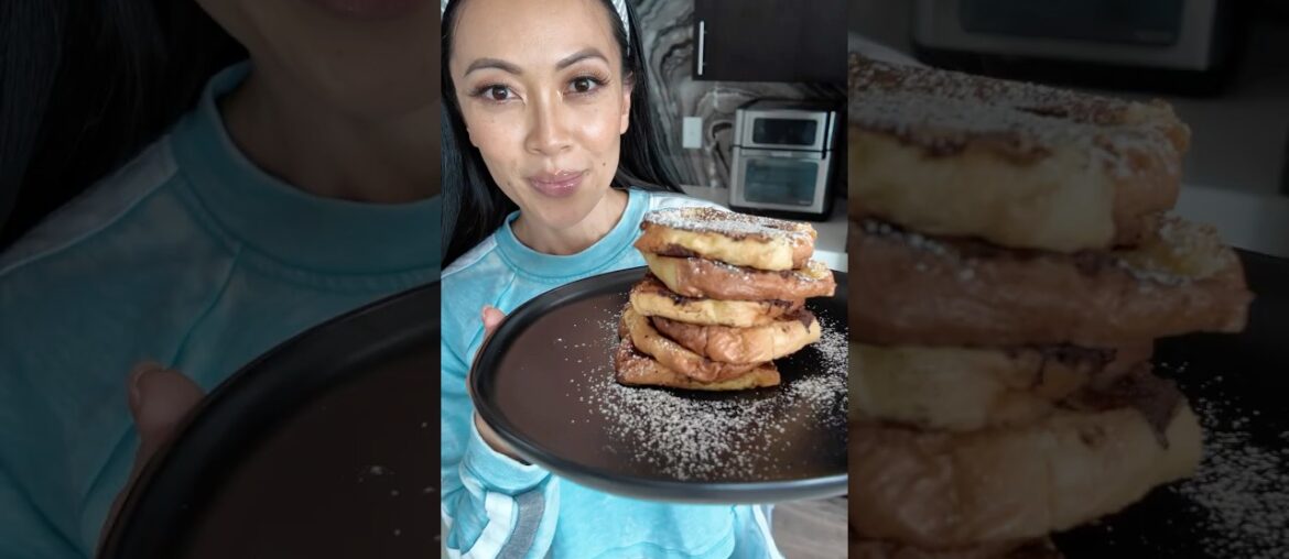 2-Ingredient French Toast Hack! #foodie #recipe #foodvlog